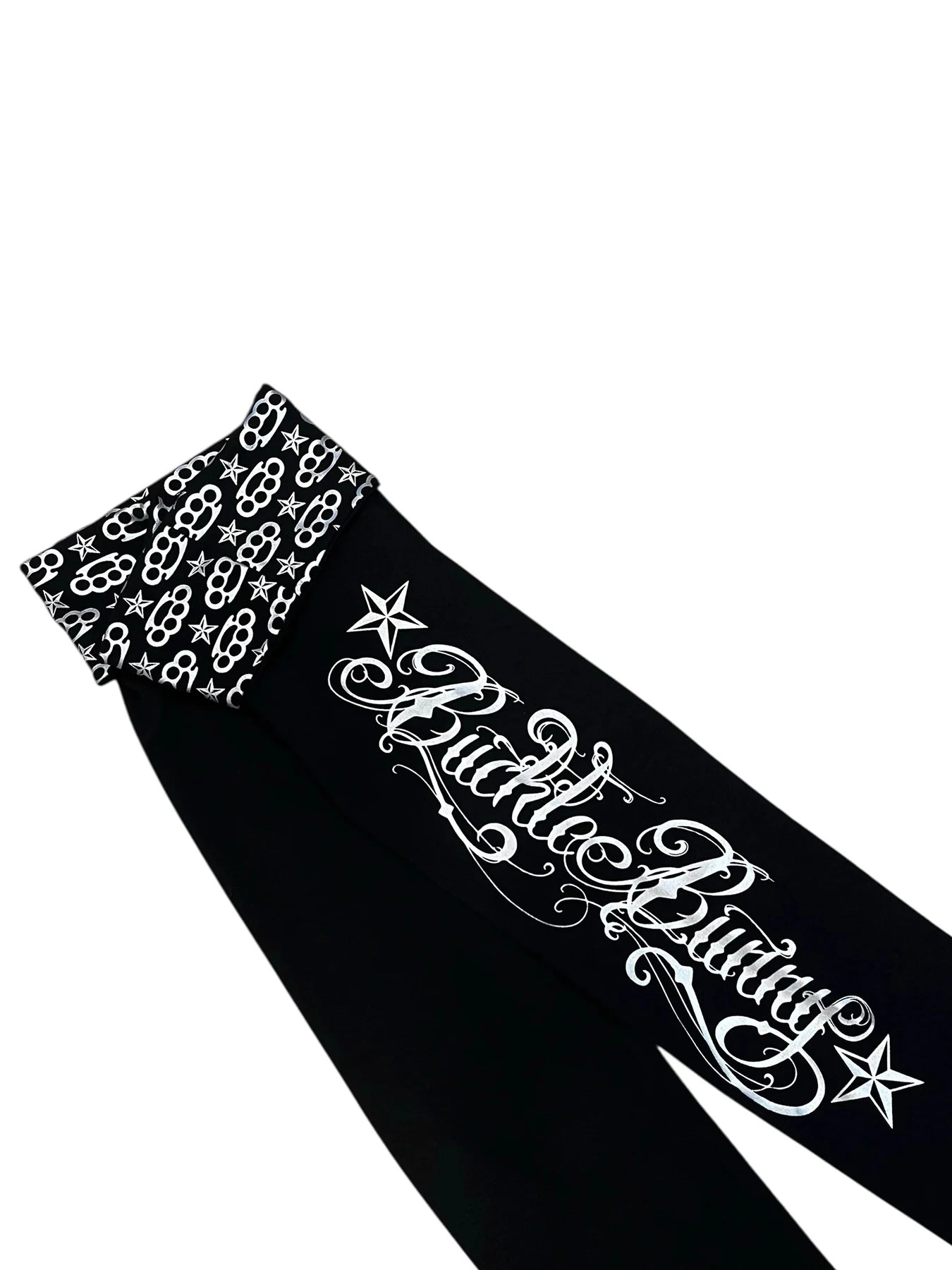 Autumn New Black Y2K Women's micro Pull Sports Casual Dark Style Letter Printed Patchwork Pants