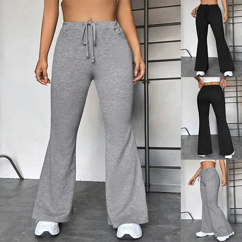 2025 Summer New Women's Pants Patchwork Yoga Outdoor Casual Fla...